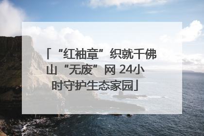 “红袖章”织就千佛山“无废”网 24小时守护生态家园