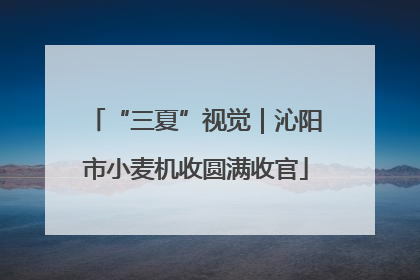 “三夏”视觉｜沁阳市小麦机收圆满收官