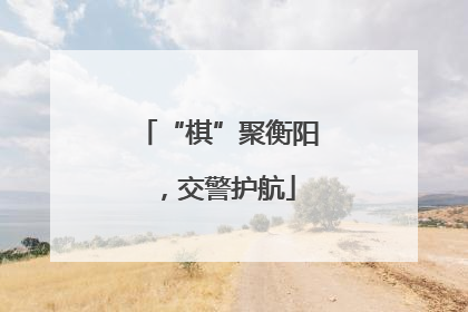 “棋”聚衡阳，交警护航