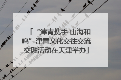 “津青携手 山海和鸣”津青文化交往交流交融活动在天津举办