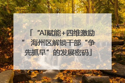 “AI赋能+四维激励” 海州区解锁干部“争先抓早”的发展密码