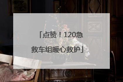 点赞！120急救车组暖心救护