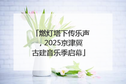 燃灯塔下传乐声，2025京津冀古建音乐季启幕
