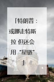 特朗普：或挪走特斯拉 但还会用“星链”