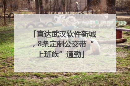 直达武汉软件新城，8条定制公交带“上班族”通勤