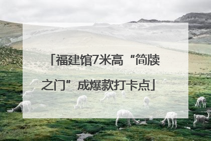 福建馆7米高“简牍之门”成爆款打卡点