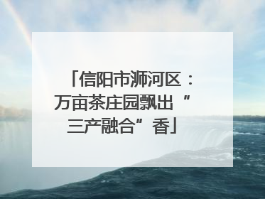 信阳市浉河区：万亩茶庄园飘出“三产融合”香