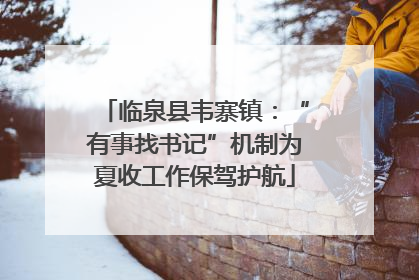 临泉县韦寨镇：“有事找书记”机制为夏收工作保驾护航