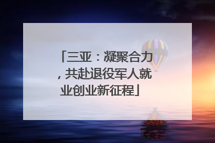 三亚：凝聚合力，共赴退役军人就业创业新征程