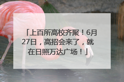 上百所高校齐聚！6月27日，高招会来了，就在日照万达广场！