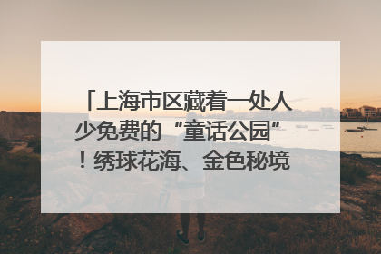 上海市区藏着一处人少免费的“童话公园”！绣球花海、金色秘境……地铁直达→