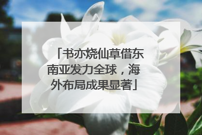 书亦烧仙草借东南亚发力全球，海外布局成果显著