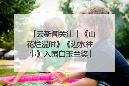 云新闻关注丨《山花烂漫时》《边水往事》入围白玉兰奖