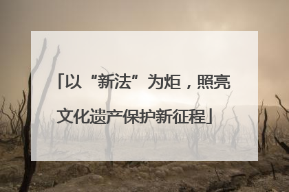 以“新法”为炬，照亮文化遗产保护新征程