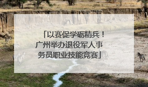 以赛促学砺精兵！广州举办退役军人事务员职业技能竞赛