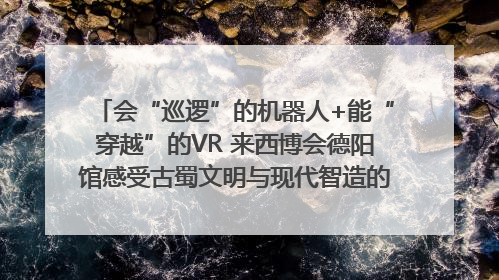 会“巡逻”的机器人+能“穿越”的VR 来西博会德阳馆感受古蜀文明与现代智造的时空对话｜西博视界
