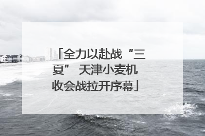 全力以赴战“三夏” 天津小麦机收会战拉开序幕