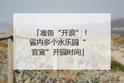 准备“开浪”！省内多个水乐园“官宣”开园时间