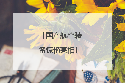 国产航空装备惊艳亮相