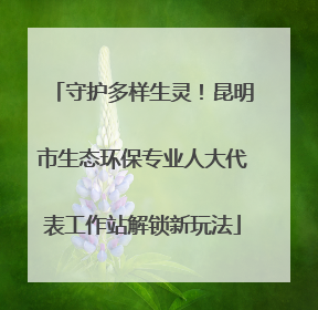 守护多样生灵！昆明市生态环保专业人大代表工作站解锁新玩法
