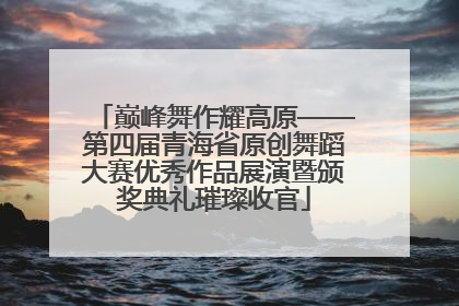 巅峰舞作耀高原——第四届青海省原创舞蹈大赛优秀作品展演暨颁奖典礼璀璨收官