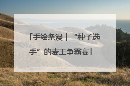 手绘条漫｜“种子选手”的麦王争霸赛