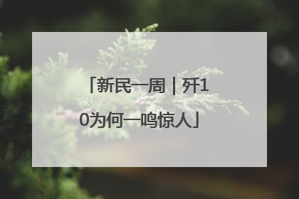 新民一周｜歼10为何一鸣惊人