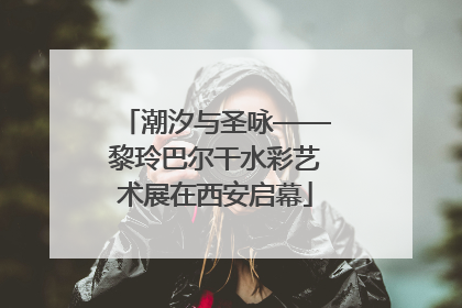 潮汐与圣咏——黎玲巴尔干水彩艺术展在西安启幕