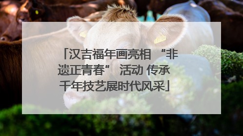 汉吉福年画亮相 “非遗正青春” 活动 传承千年技艺展时代风采