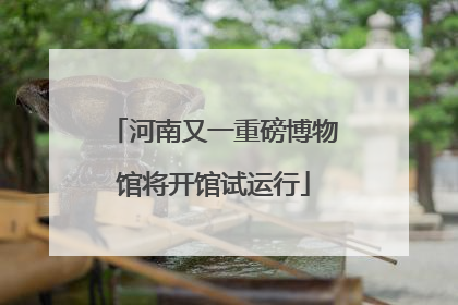 河南又一重磅博物馆将开馆试运行