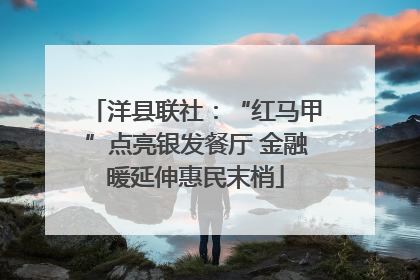 洋县联社：“红马甲”点亮银发餐厅 金融暖延伸惠民末梢
