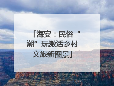 海安：民俗“潮”玩激活乡村文旅新图景