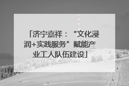 济宁嘉祥：“文化浸润+实践服务”赋能产业工人队伍建设