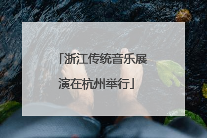 浙江传统音乐展演在杭州举行