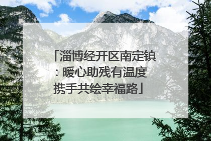 淄博经开区南定镇：暖心助残有温度 携手共绘幸福路