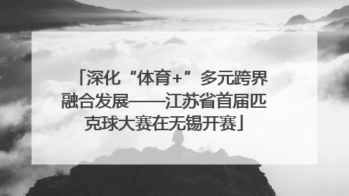 深化“体育+”多元跨界融合发展——江苏省首届匹克球大赛在无锡开赛