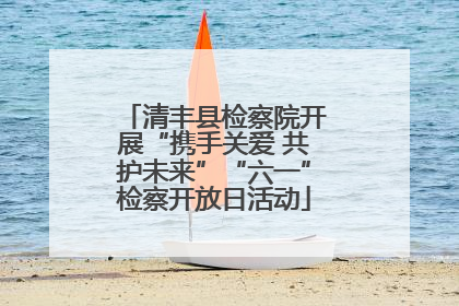 清丰县检察院开展“携手关爱 共护未来”“六一”检察开放日活动