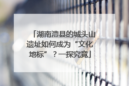 湖南澧县的城头山遗址如何成为“文化地标”？一探究竟
