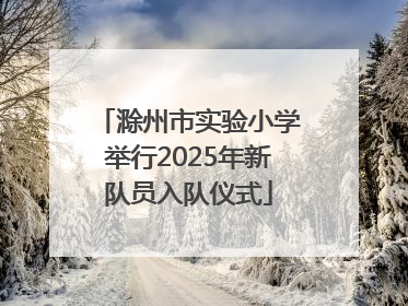 滁州市实验小学举行2025年新队员入队仪式
