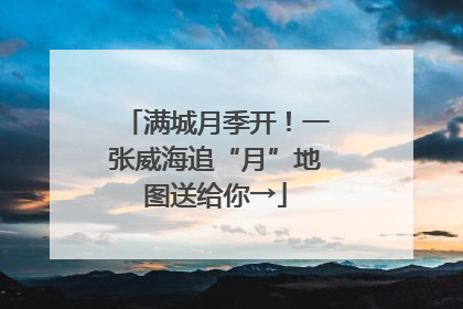满城月季开！一张威海追“月”地图送给你→