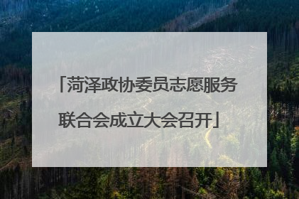 菏泽政协委员志愿服务联合会成立大会召开