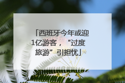 西班牙今年或迎1亿游客，“过度旅游”引担忧