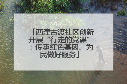 西津古渡社区创新开展“行走的党课”：传承红色基因、为民做好服务