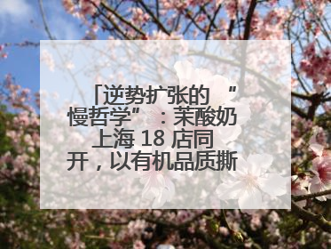逆势扩张的 “慢哲学”：茉酸奶上海 18 店同开，以有机品质撕开内卷红海