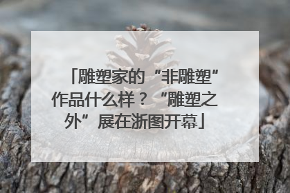 雕塑家的“非雕塑”作品什么样？“雕塑之外”展在浙图开幕