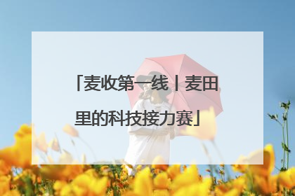 麦收第一线丨麦田里的科技接力赛