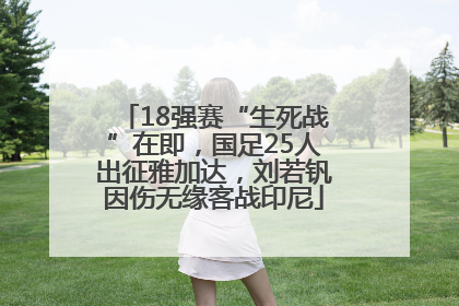 18强赛“生死战”在即，国足25人出征雅加达，刘若钒因伤无缘客战印尼