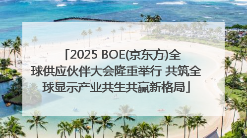 2025 BOE(京东方)全球供应伙伴大会隆重举行 共筑全球显示产业共生共赢新格局