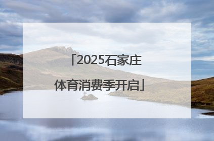2025石家庄体育消费季开启