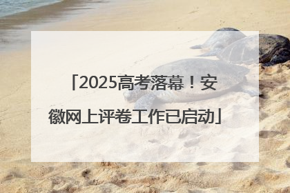 2025高考落幕！安徽网上评卷工作已启动